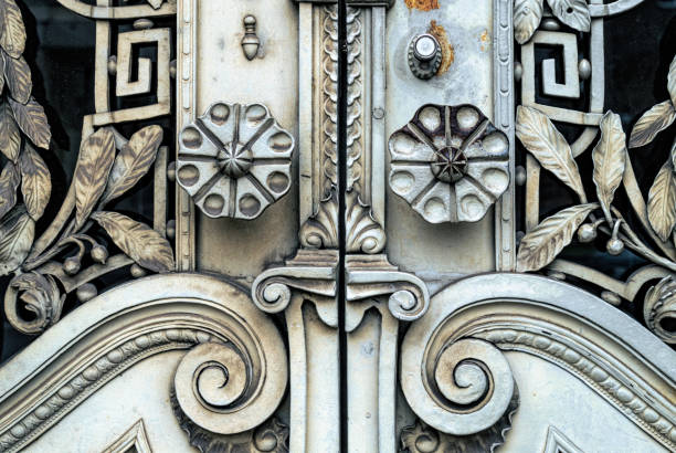 decoration on a door in a Japanese temple.
