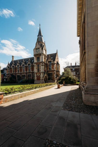 istock Great view on yard in Cambridge, UK England 1482990039