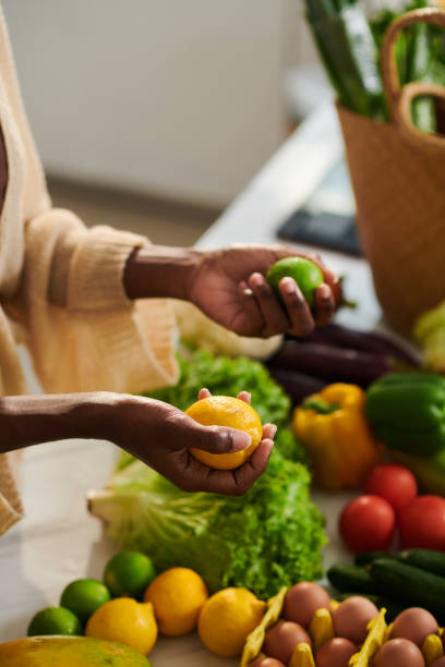 istock Woman Holding Lime and Lemon 1482990571