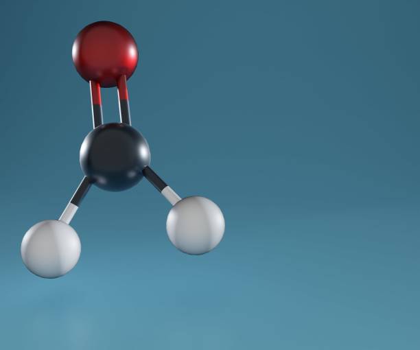 istock Isolated the chemical formula of formaldehyde 1482990994