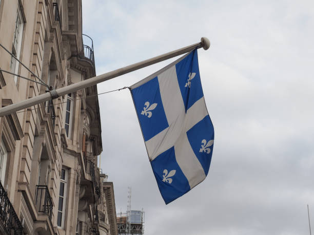 istock Flag of Quebec 1482991060