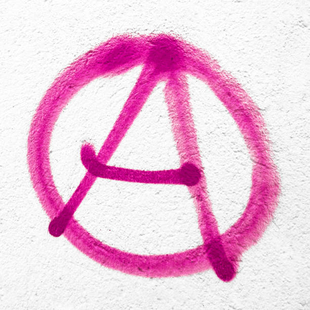 símbolo da anarquia - símbolo da anarquia - fotografias e filmes do acervo