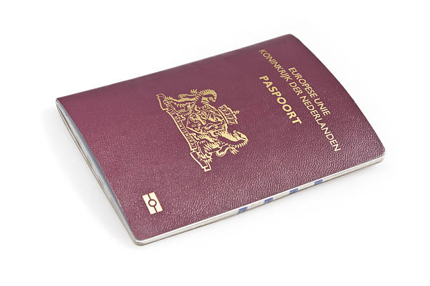 istock Nederlands Paspoort with clipping path 148299585