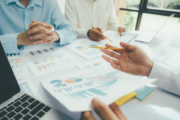 istock Startup asian business teamwork concept discussing graphs showing the results. 1482999244