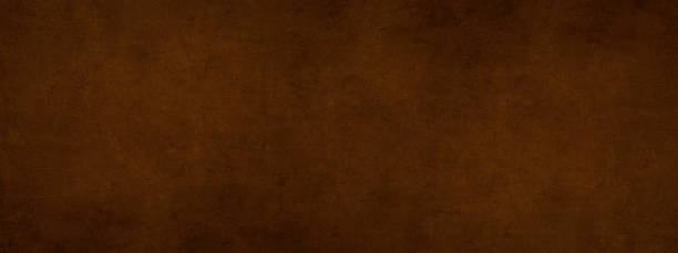 istock Grunge rusty dark brown orange metal stone background texture banner panorama 1483001589