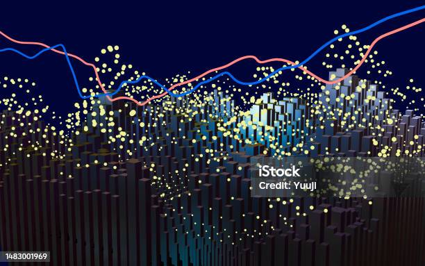 Best Complex Graphs Complex Digital Data Graph With Undulations Stock Photo - Download ...