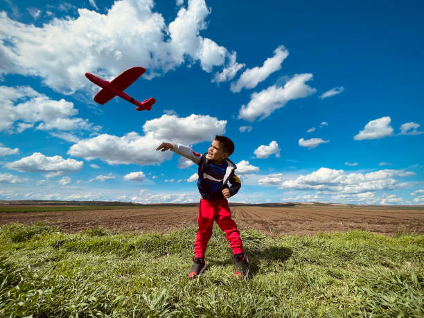 Taking off into imagination: a child's playtime
