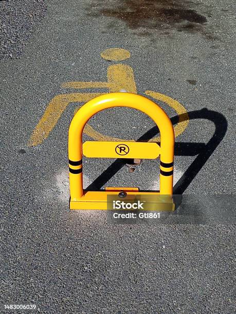 Private Parking Stock Photo - Download Image Now - Accessibility Sign, Accessibility for Persons with Disabilities, Accessible Parking Sign