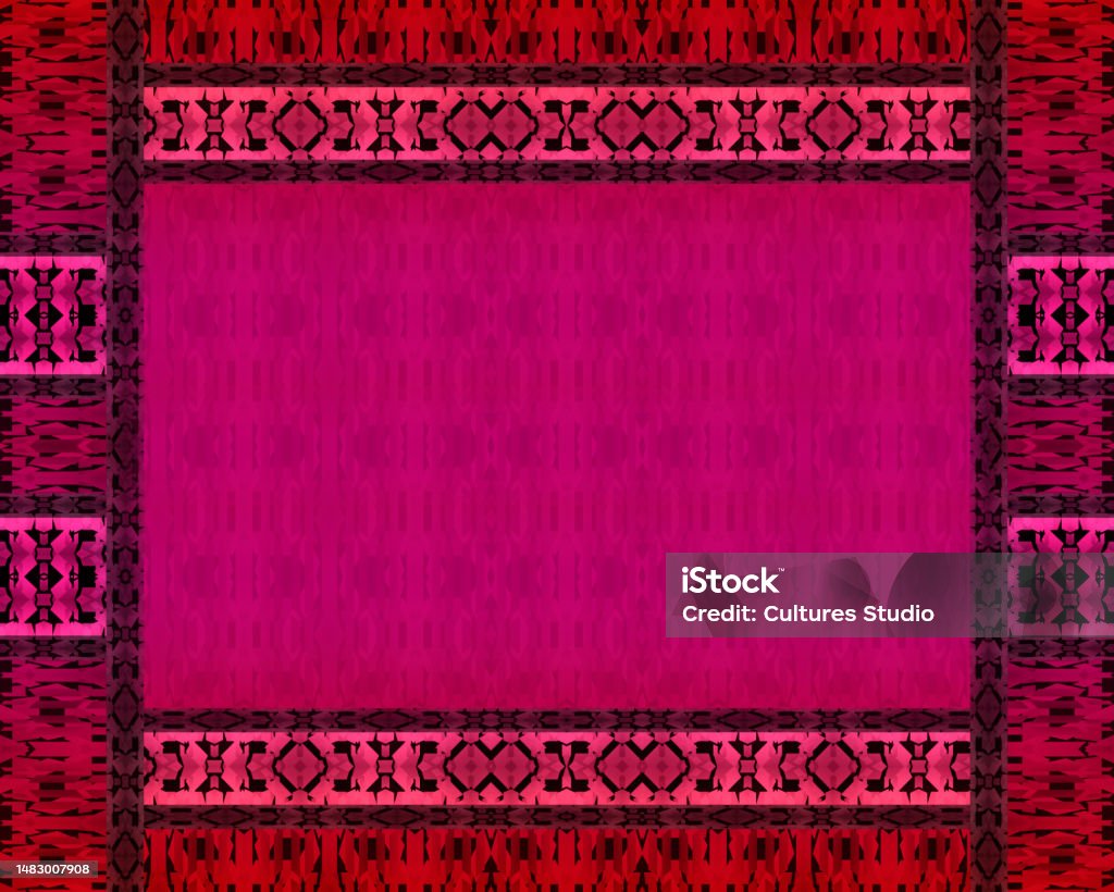 African Pattern Side Frame African Frame Tribal Design Colorful Seamless And Slightly Textured ...
