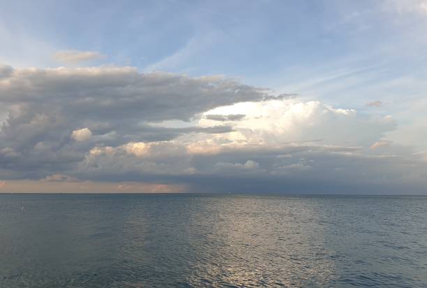 istock Sunset view from Lake Michigan 1483013495