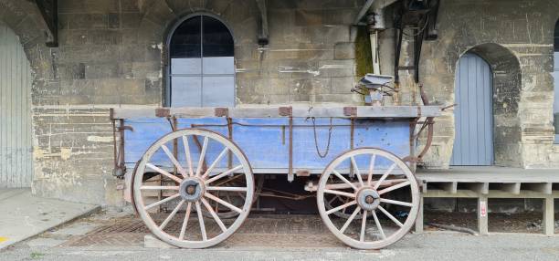 istock Wooden Cart, Oamaru 1483014695