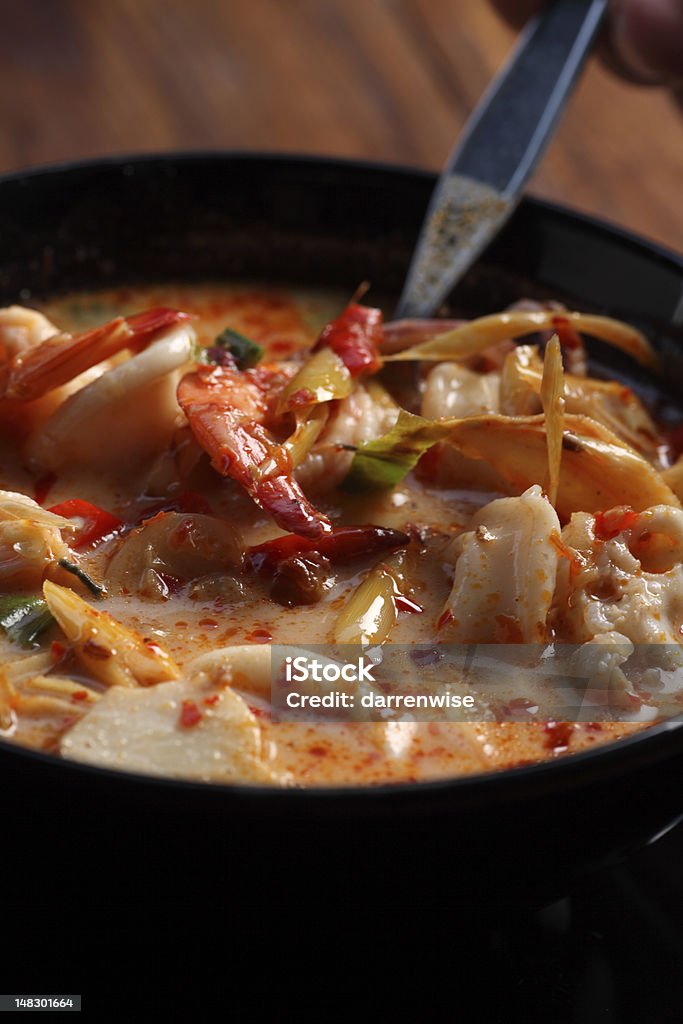 Tom Yum Goong - Foto stock royalty-free di Calamaro