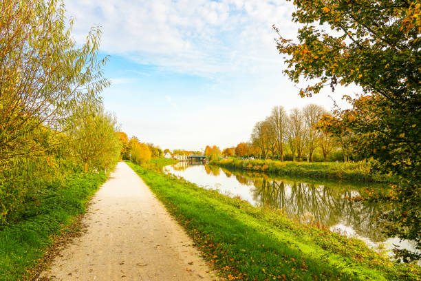 istock Landscape at the Datteln-Hamm Canal near Hamm. 1483026980