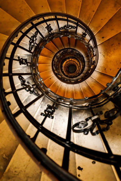 istock Enchanting Spiral Staircase: A Glimpse into St. Istvan Cathedral's Mystical Beauty 1483028045