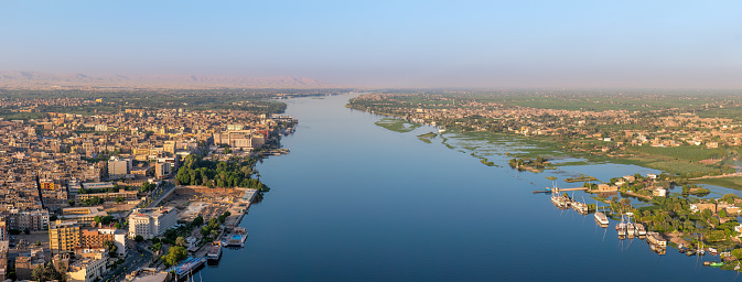 Luxor  is a city in Upper (southern) Egypt which includes the site of the Ancient Egyptian city of Thebes. The population of Luxor is 422,407 (2021) with an area of approximately 417 km2 (161 sq mi). It is the capital of Luxor Governorate. It is among the oldest inhabited cities in the world.
