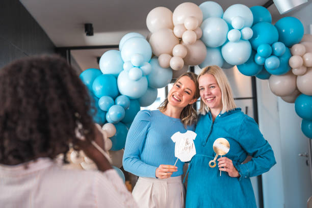 istock Joyful Mama-to-Be with her Best Female Friend 1483051908