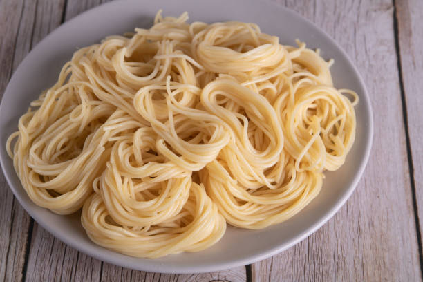 istock photo of boiled pasta on a plate 1483055407