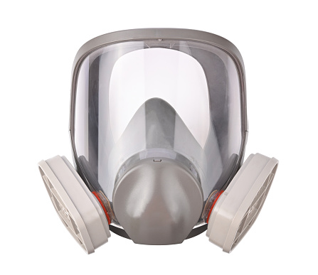 Multi-purpose respirator half mask for toxic gas protection.