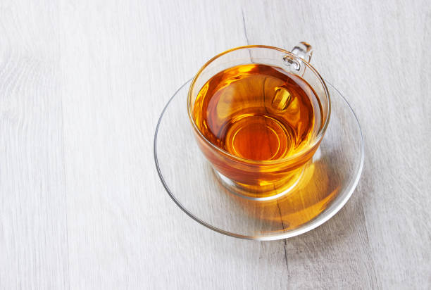 istock Cup of Tea on a light wood 1483069419