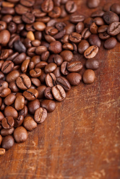 istock Coffee beans. Closeup of coffee beans with focus 1483077461