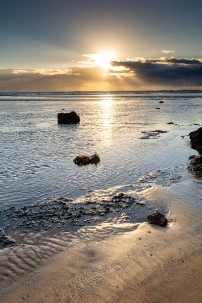 istock Stunning sunrise over Collaroy Beach, Australia. 1483088069