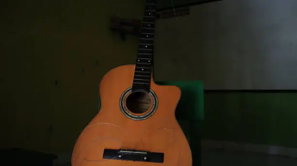 Photo of Broken classic acoustic guitar