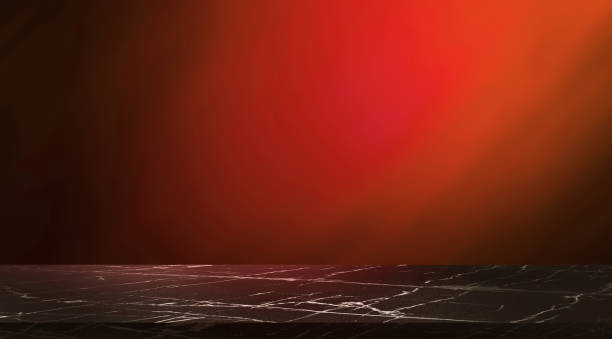 istock dark black polished marquina stone marble table at foreground on blurred red light background. empty table luxury table for product displayed. elegant scene for business advertising. 1483109140