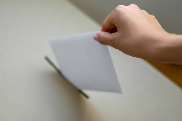 istock Woman votes on election day 1483132620