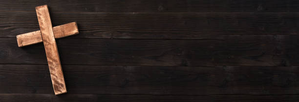 istock Wooden Christian cross 1483142250