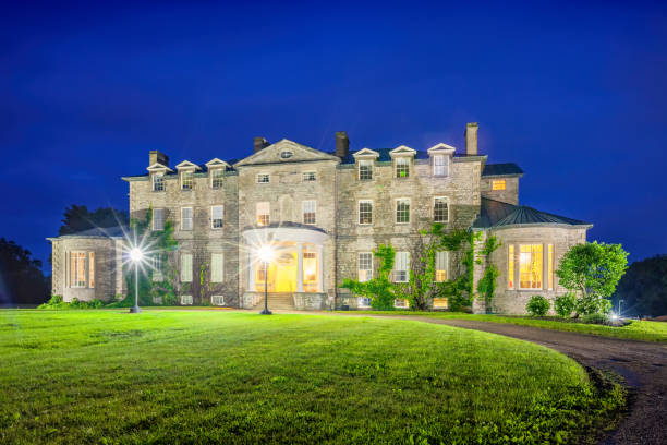 The historic Government House in Fredericton, New Brunswick, Canada. It is the residence of New Brunswick's Governors and Lieutenant-Governors.