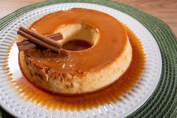 istock Condensed milk pudding with caramelized sauce 1483152153