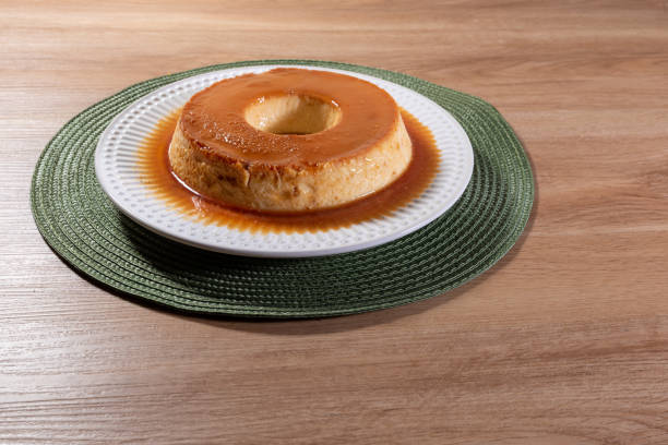 istock Condensed milk pudding with caramelized sauce 1483152779