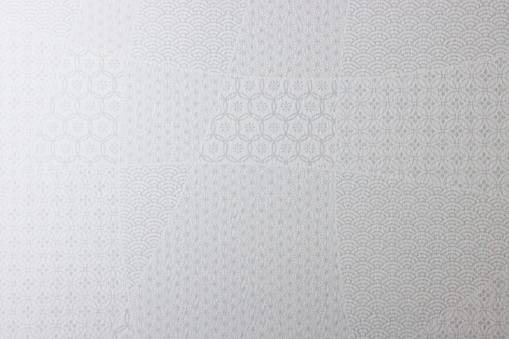 Japanese paper of white and gray