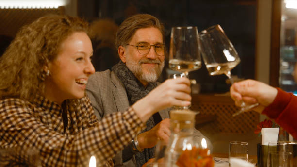 istock Friends spend weekend evening in cafe 1483154129