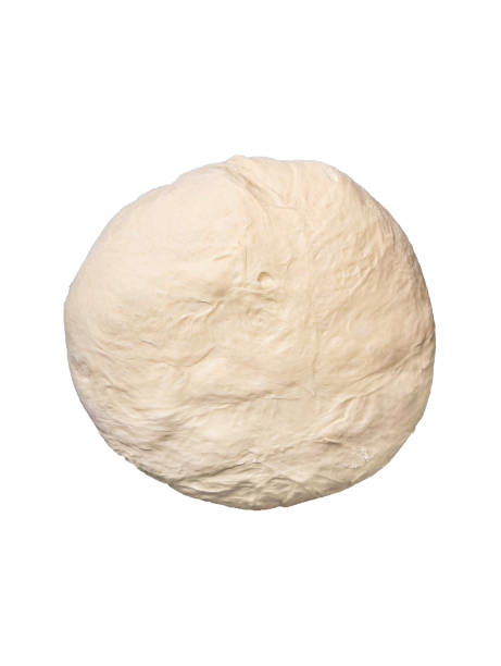 istock fresh raw dough ball isolated on white background, top view 1483155270