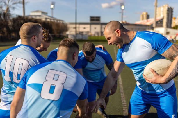 istock Rugby players before the match 1483156009
