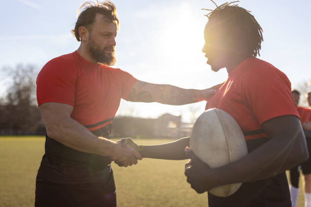 istock Rugby players handshake after match 1483157092