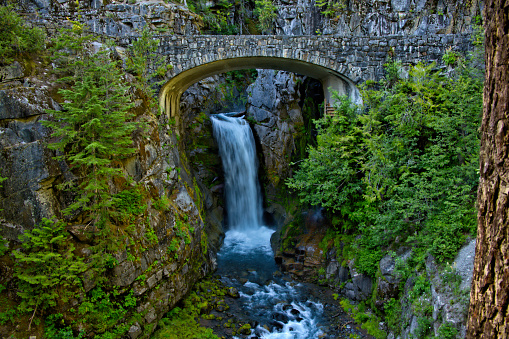 Christine Falls . Mt. Rainier National Park, Washington