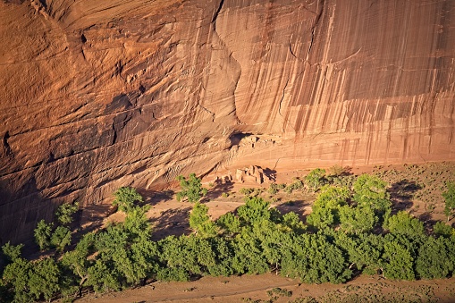 Cliff dwellings, Canyon de Chelle, Arizona.
