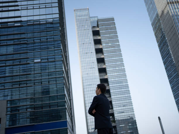 istock Successful man outside the office building 1483164133