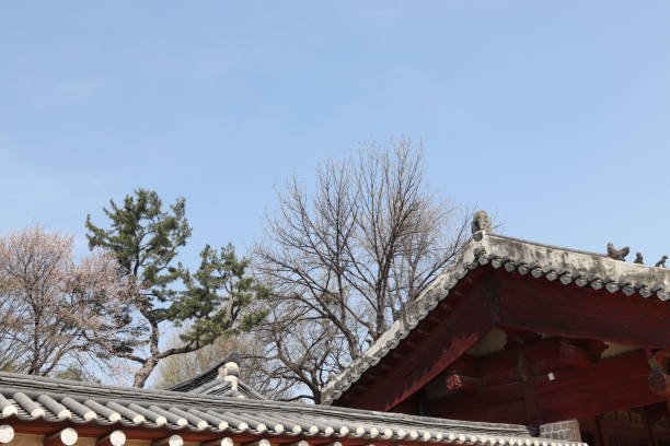 istock Beautiful Traditional Architecture of Korea. 1483165424