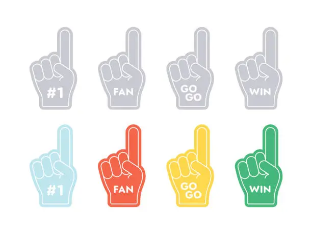 Fu Finger Vector Free foam finger vector pack Vector Images & Graphics | FreeImages
