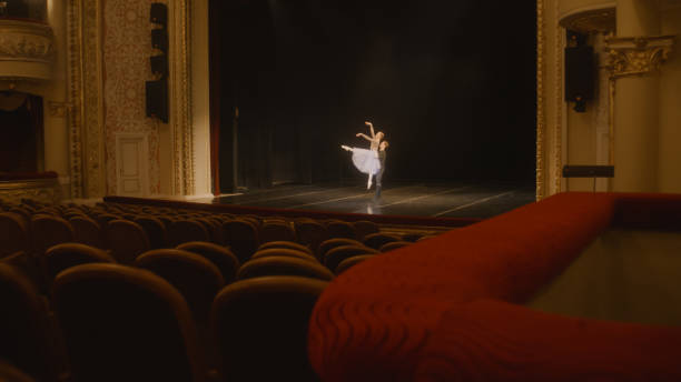 istock Ballet dancers prepare theatrical performance 1483173173