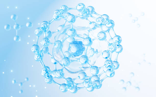 istock Stem cell in the spherical molecule, Biology and medicine concept, 3d rendering. 1483175238