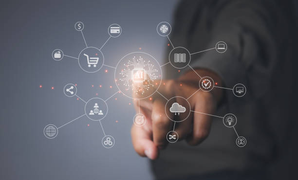 istock Digital transformation management of Artificial Intelligence (AI) business. 1483176180