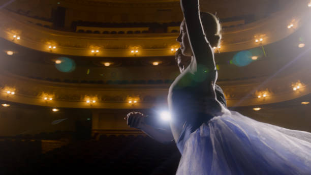 istock Beautiful ballet dancers train gymnastic exercises 1483176556