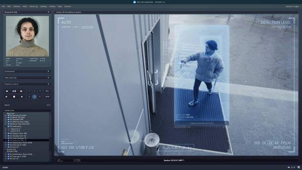 istock Outside security camera of business office 1483189187