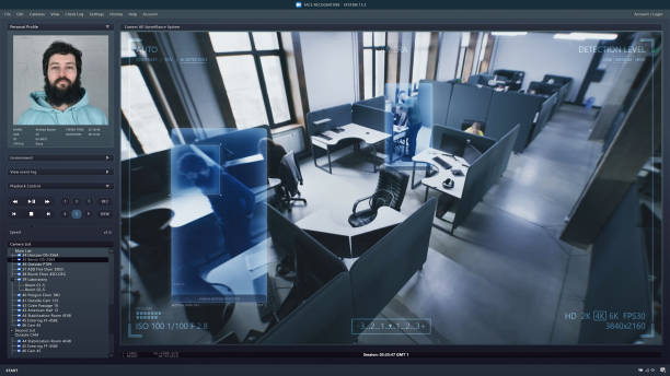 istock CCTV camera with face scanning in office 1483189245