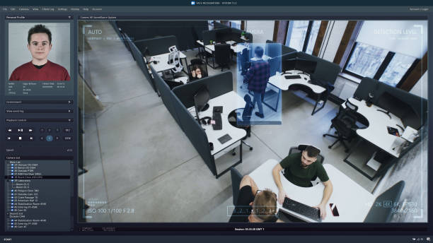 istock CCTV camera with face scanning in office 1483189298