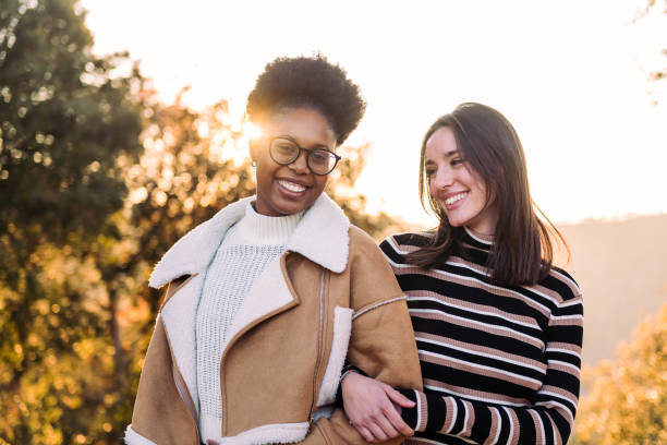 istock two young friends smiling happy in nature 1483198071
